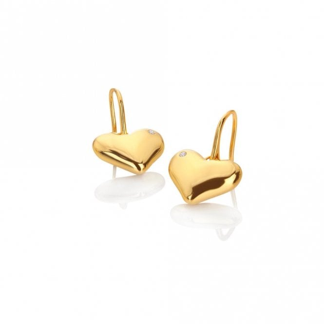 HD X JAC JOSSA (unused) HD X JJ DESIRE HEART HOOK EARRINGS YGP DE782