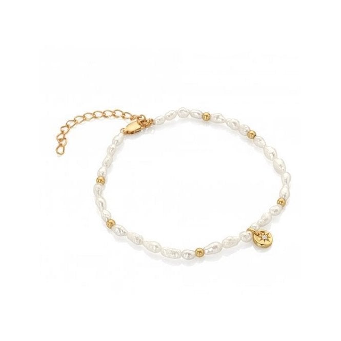 Hot Diamonds Calm Pearl Lunar Bracelet DL647 