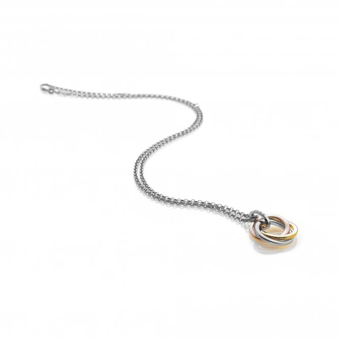 Hot Diamonds Calm Rose & Yellow Gold Plated Pendant DP544 
