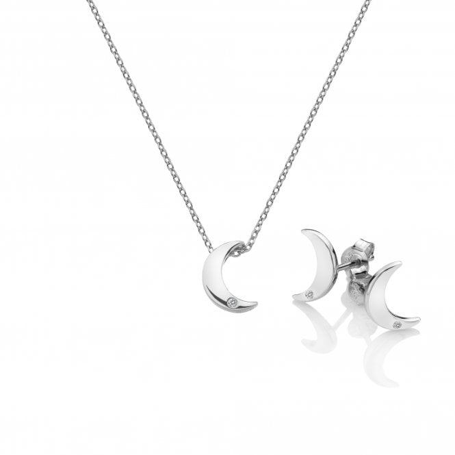 Hot Diamonds Diamond Amulets Crescent Set SS133 