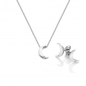 Diamond Amulets Crescent Set SS133 