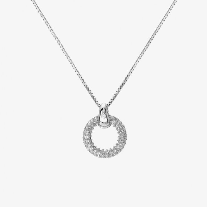 Hot Diamonds Forever White Topaz Pendant Necklace (DP901) 