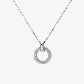 Forever White Topaz Pendant Necklace (DP901) 