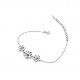 Forget Me Not Sterling Silver Bracelet DL596
