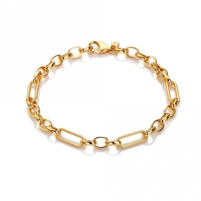 Hot Diamonds HD X TG YGP Statement Link Bracelet DL685