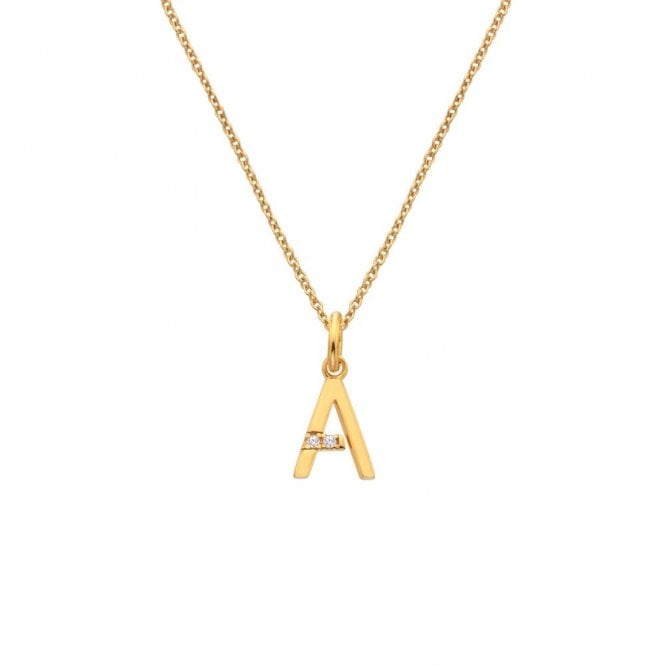 Hot Diamonds Letter A Pendant DP939