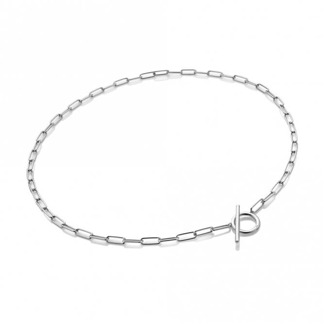 Hot Diamonds Linked T-Bar Necklace (DN170)
