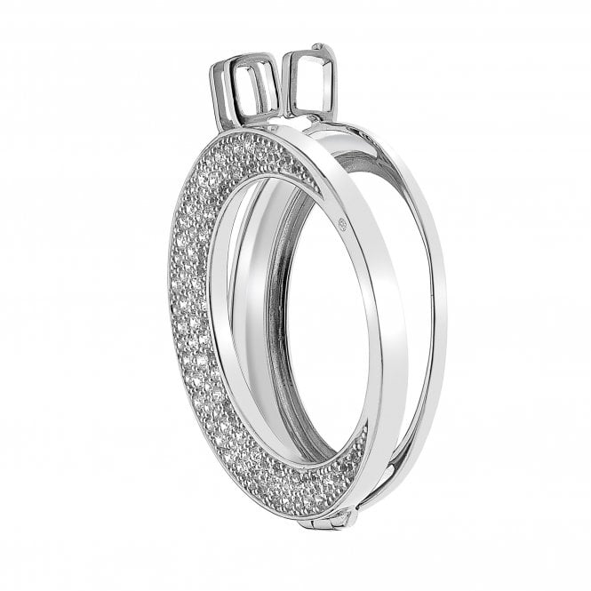 Hot Diamonds Mezzaluna Silver 33mm Keeper EK012 