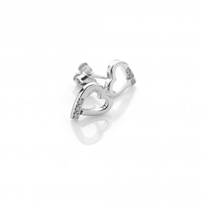 Hot Diamonds Romantic Sterling Silver Earrings DE110 