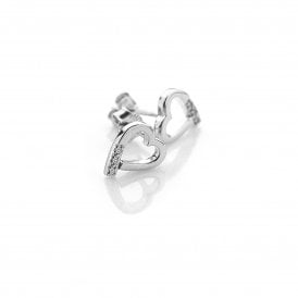 Romantic Sterling Silver Earrings DE110 
