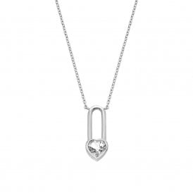 Solitaire Heart Necklace DN233