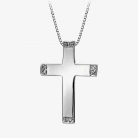SPARKLE CROSS ON CHAIN DP105