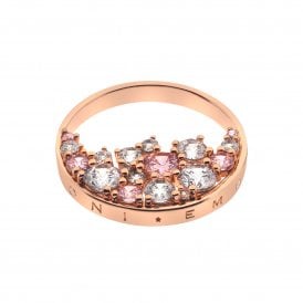 Spirito Liberio Rose Gold Plated Coin 25mm EC540