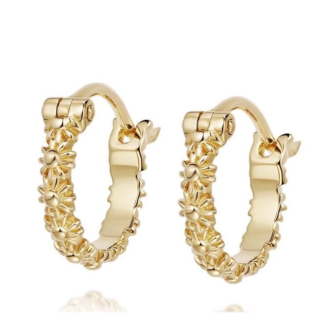 Daisy Iota Hoop Gold Plated E5016
