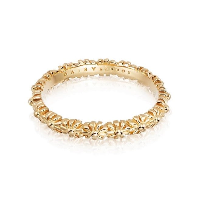 Daisy Iota Ring Gold Plated XS SR414