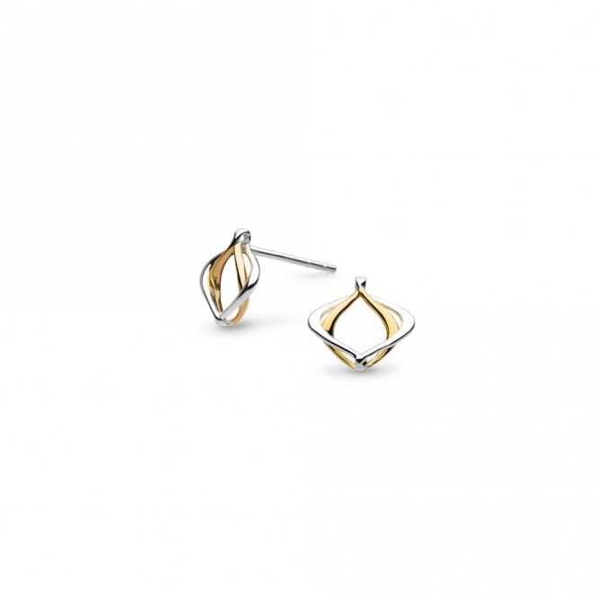 Kit Heath Jewellery Alicia Golden Petite Stud Earrings 40019GRP YGP