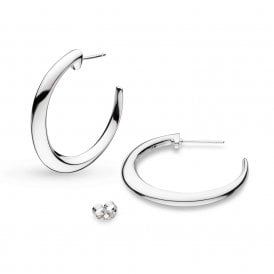 Bevel Cirque Grande Hoop Earrings 61775RP