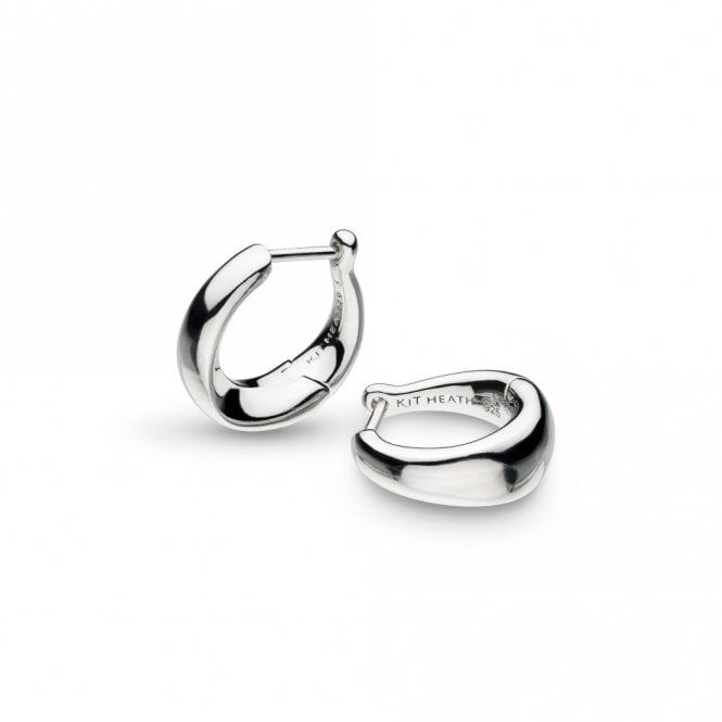 Kit Heath Jewellery Bevel Cirque Hinged Hoop Earrings 6175RP
