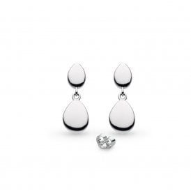 Coast Pebble Double Droplet Stud Drop Earrings 60186RP