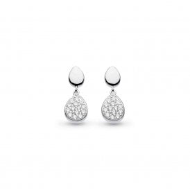Coast Pebble Glisten Pavé Drop Earrings 60188CZ