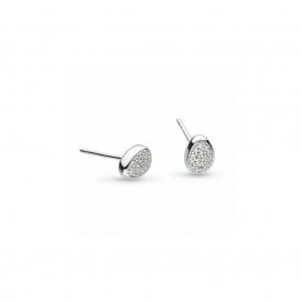 Coast Pebble Glisten Pavé Stud Earrings 30188CZ