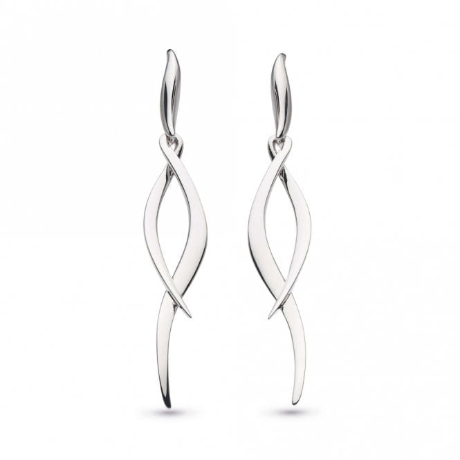 Kit Heath Jewellery Entwine Twine Twist Drop Earrings 60223RP