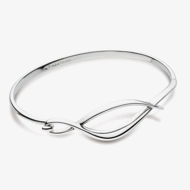 Kit Heath Jewellery ENTWINE TWINE TWIST HINGED BANGLE 70224RP