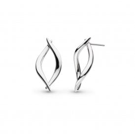 Entwine Twine Twist Link Stud Earrings 40228RP