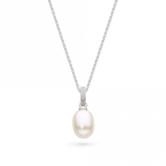 Kit Heath Jewellery Revival Classic Pearl Glitz CZ Necklace 90429FPC