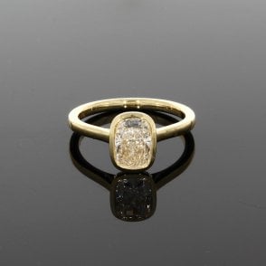 1.50ct D Colour VS2 Clarity 9ct Yellow Gold Solitaire Ring