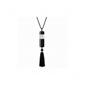 Arethuse Masque De Femme Tassle Pendant Black Epoxy (10163900)