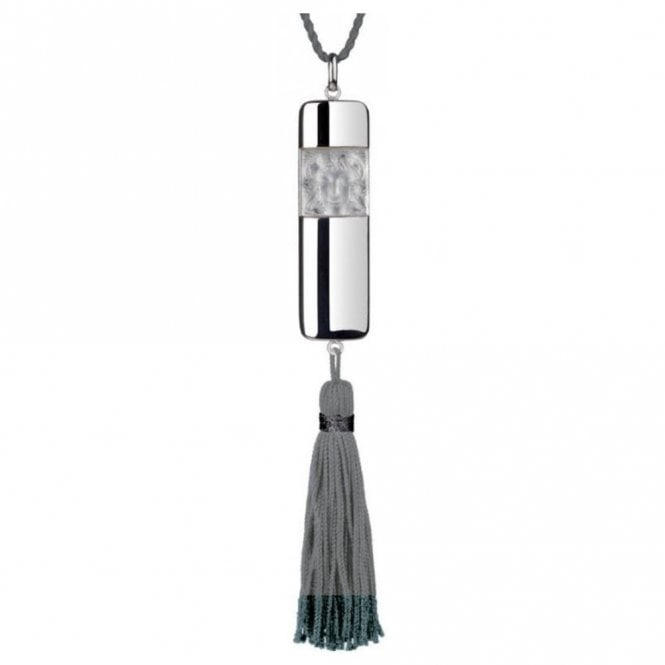 Lalique Arethuse Masque De Femme Tassle Pendant Clear (10164000)