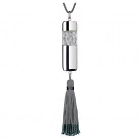 Arethuse Masque De Femme Tassle Pendant Clear (10164000)