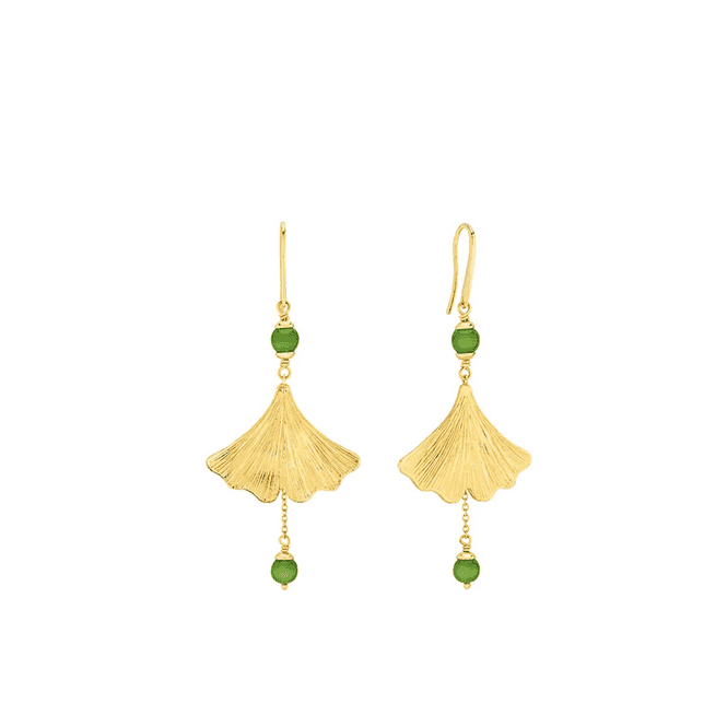 Lalique Ginkgo Earrings (10762200)