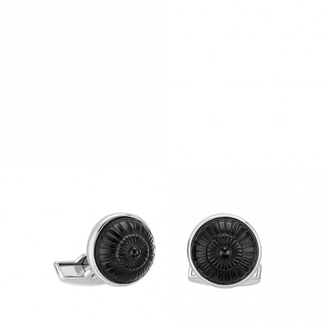 Lalique Toupie Cufflinks Black (10603800)