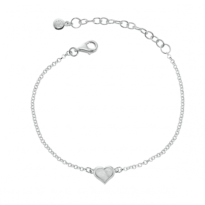 Little Star Betty Mother Of Pearl Heart Bracelet LSB0580