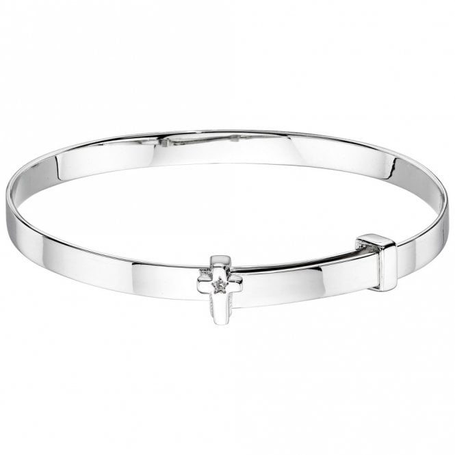 Little Star Honor Diamond Cross Bangle LSB0019