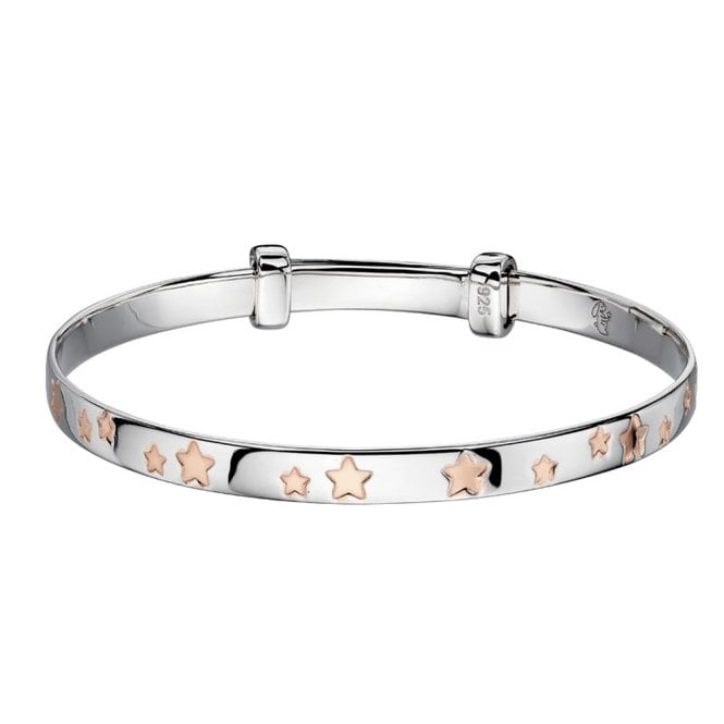 Little Star Jessica Rose Gold Star Bangle LSB0131