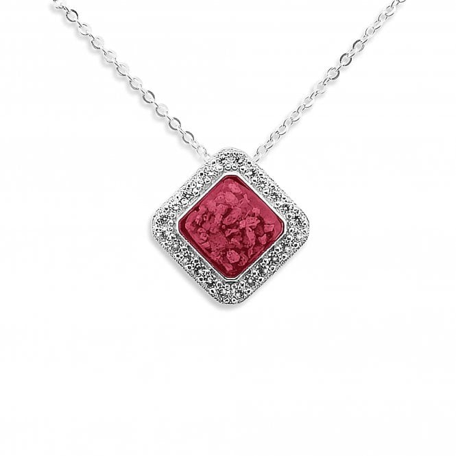 Memorial / Ashes Jewellery Bless Pendant with Fine Crystals EW-P109