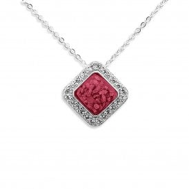Bless Pendant with Fine Crystals EW-P109