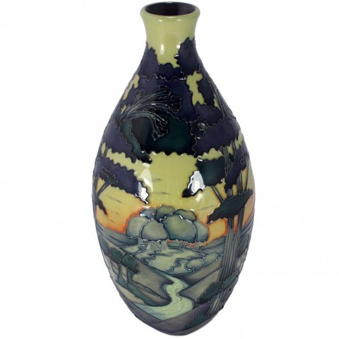 Moorcroft Copse at Eventide Vase 9/9 (Ltd. Edn.129 of 150)