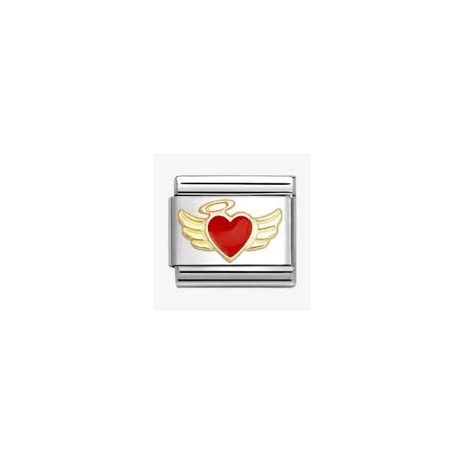 Nomination ANGEL WINGED HEART RED 030207/52