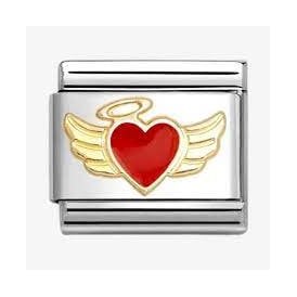 ANGEL WINGED HEART RED 030207/52