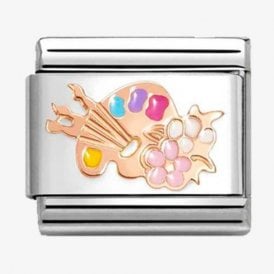 ARTIST PALETTE & FLOWERS 430202/30