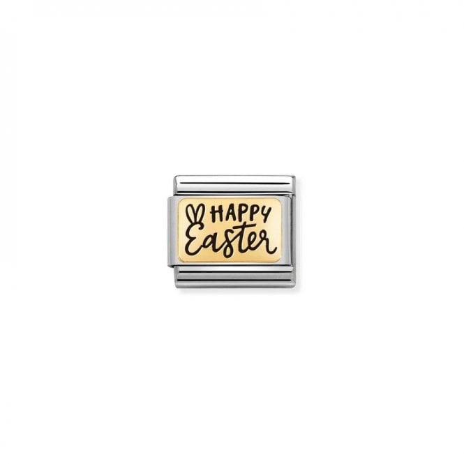 Nomination Charm Composable Link Gold Happy Easter 030166/32