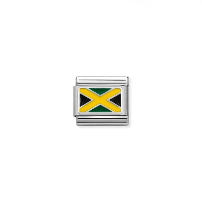 Nomination Charm, Composable Link Jamaica with Enamel 330207/28