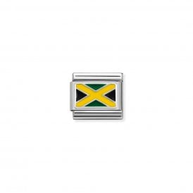 Charm, Composable Link Jamaica with Enamel 330207/28