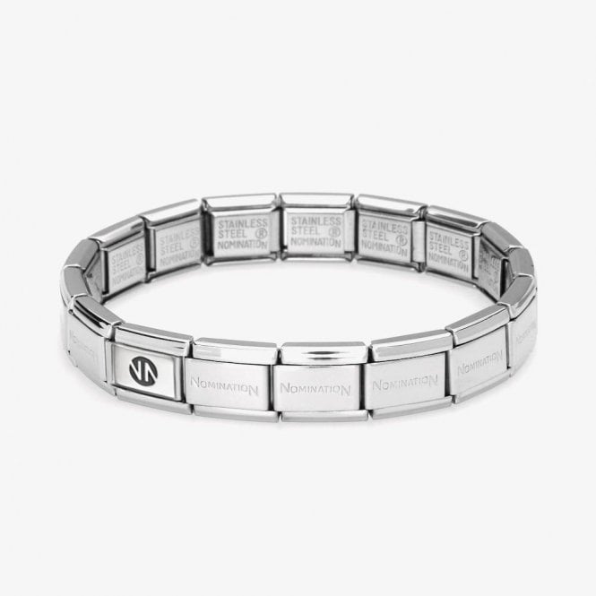 Nomination Classic Logo Stainless Steel Starter Bracelet (17 Links - 15cm)