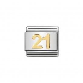 Composable Classic Link "21" Gold 030109-36