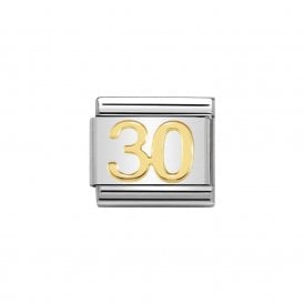 Composable Classic Link "30" Gold 030109-40